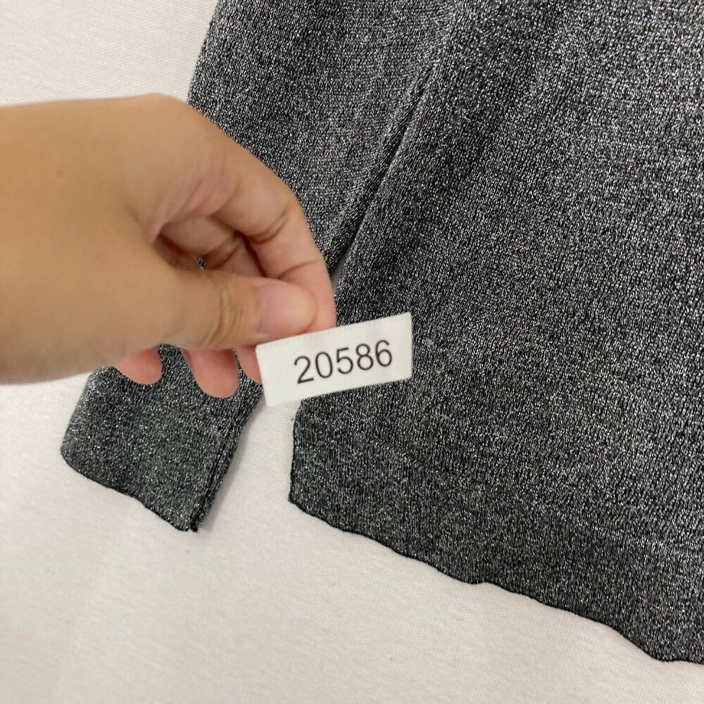 Peruvian Connection Medium Gray Silver Long Sleev… - image 7